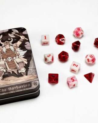 Character Class Classic RPG Würfel Set Barbarian (13)