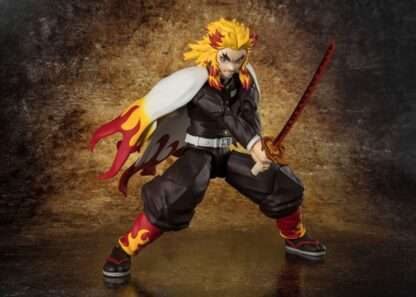 Demon Slayer: Kimetsu no Yaiba S.H.Figuarts Actionfigur Kyojuro Rengoku 15 cm            - Beschädigte Verpackung – Bild 4