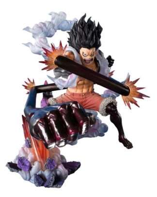 One Piece Figuarts ZERO Extra Battle PVC Statue Monkey D. Luffy Gear 4 Snake Man King Cobra 21 cm
