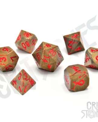 CritStones Metal Würfel Set Rage Within (7)