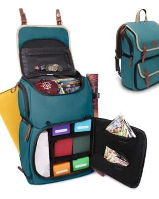 Enhance TCG Series Trading Card Backpack Designer Edition Green Full-size
