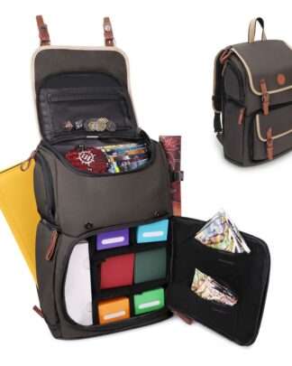 Enhance TCG Series Trading Card Backpack Designer Edition Grey Full-size