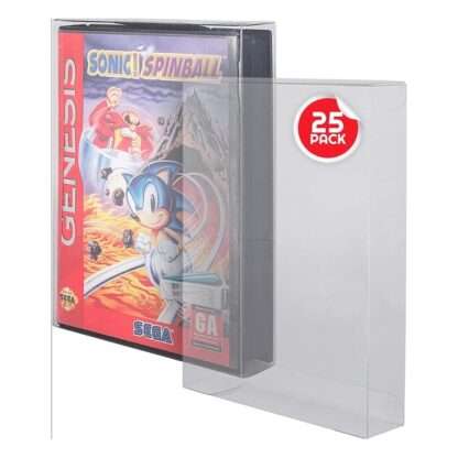 PET Gehäuse 25er-Pack für Sega Genesis Spiele – Bild 2