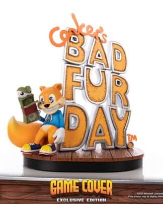 Conker´s Bad Fur Day Statue Game Cover Exclusive Edition 45 cm
