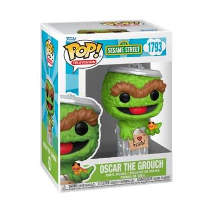 Sesamstraße POP! TV Vinyl Figur Oscar the Grouch 9 cm – Bild 2