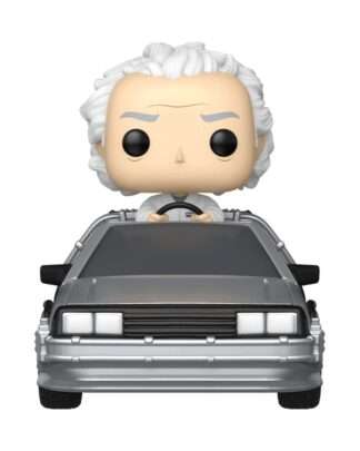 Zurück in die Zukunft POP! Rides Deluxe Vinyl Figur Doc w/Time Machine 9 cm - Beschädigte Verpackung