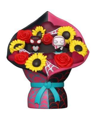 Marvel Bitty POP! Bouquet Vinyl Figuren Miles Morales & Ghost Spider (Valentine) 4 cm