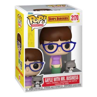Bob's Burgers POP!&Buddy TV Vinyl Figur Gayle with Mr. Business 9 cm – Bild 2