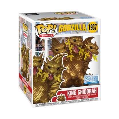 *heo Exclusive Edition* Godzilla Super Sized POP! Movies Vinyl Figur King Ghidora (Electric) 15 cm – Bild 2