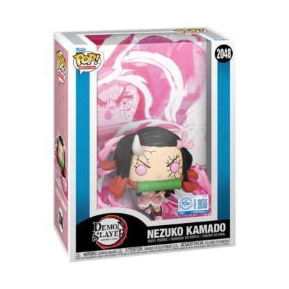 Demon Slayer: Kimetsu no Yaiba POP! Animation Cover Vinyl Figur Nezuko 9 cm  - Beschädigte Verpackung – Bild 2