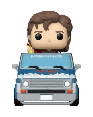 Stranger Things POP! Rides Deluxe Vinyl Figur Steve with The Squawk Van Exclusive 9 cm