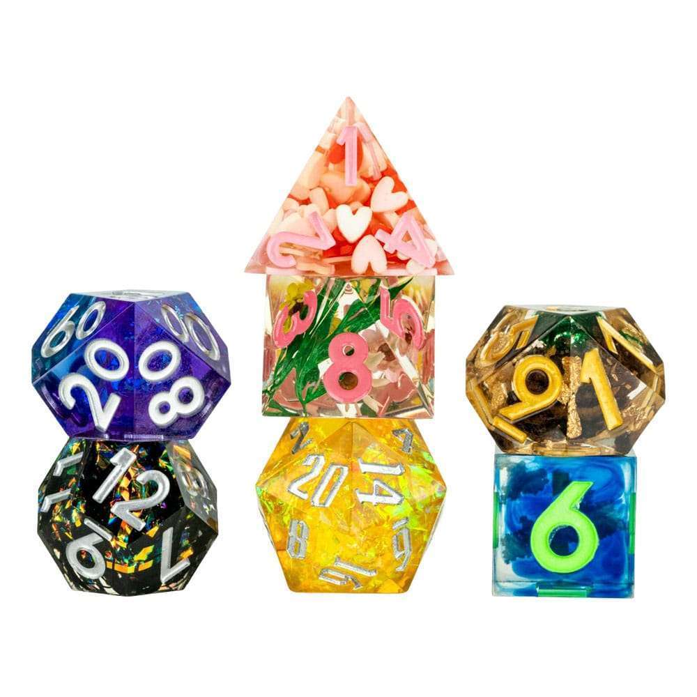 Misfit Adopt a Misfit Würfel Set Blind Box Sharp Edge Dice Sortiment (12) – Bild 2