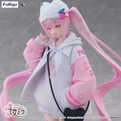 Hatsune Miku Tenitol PVC Statue Sakura Miku Cool style [petit] 19 cm – Bild 4