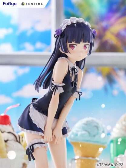 Ore no Imouto ga Konna ni Kawaii Wake ga Nai. Tenitol Tall PVC Statue Kuroneko swimsuits maid Ver. 27 cm – Bild 9