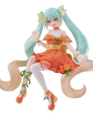Hatsune Miku Noodle Stopper PVC Statue Hatsune Miku Citrus Ver. 14 cm