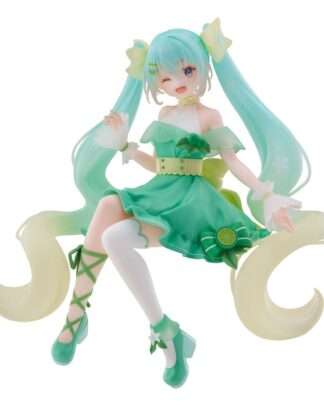 Hatsune Miku Noodle Stopper PVC Statue Hatsune Miku Lime Ver. 14 cm