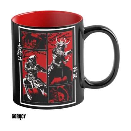 Assassin's Creed Shadows Tasse mit Thermoeffekt Naoe & Yasuke Artwork 450 ml – Bild 3