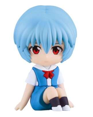 Rebuild of Evangelion Rubber Mascot Nendroid Plus Minifigur Rei Ayanami 8 cm