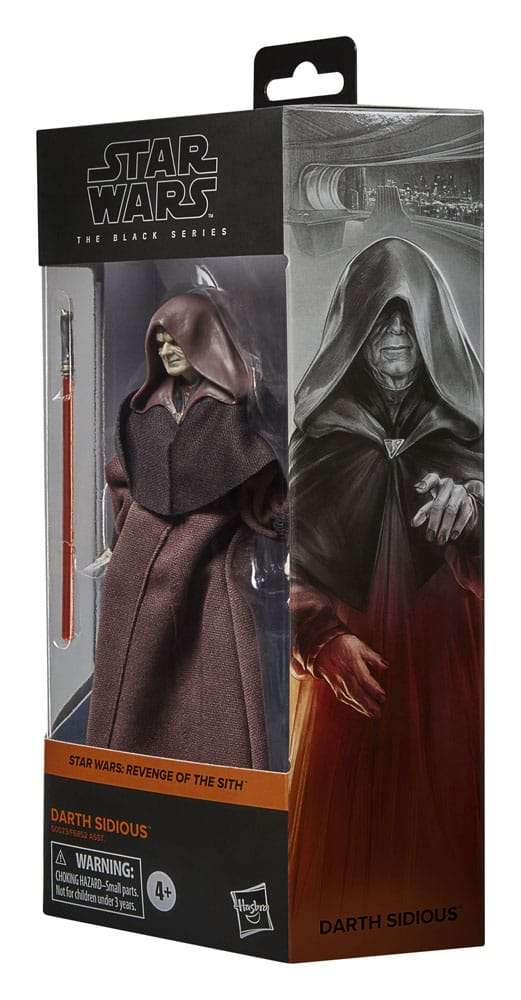 Star Wars Episode III Black Series Actionfigur Darth Sidious 15 cm – Bild 3
