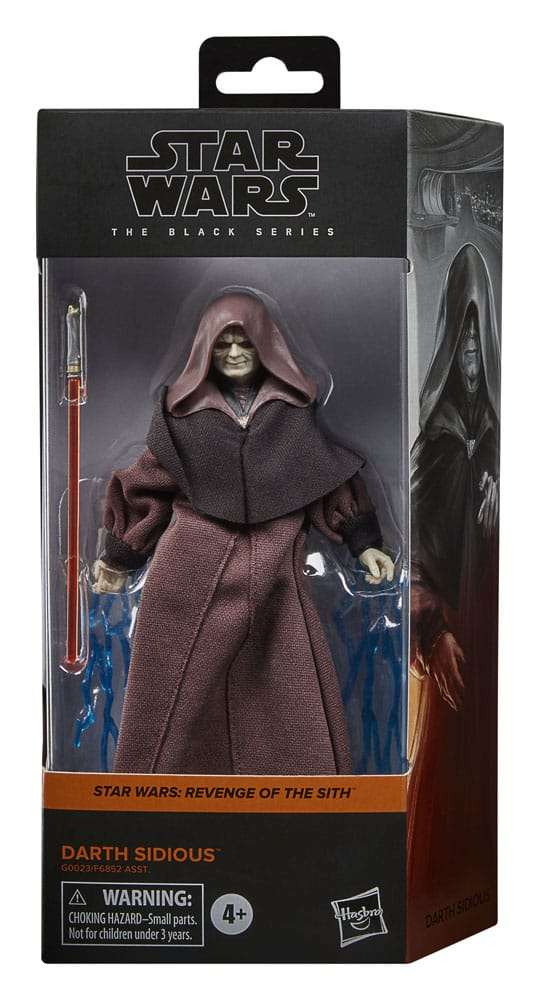 Star Wars Episode III Black Series Actionfigur Darth Sidious 15 cm – Bild 5
