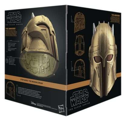 Star Wars: The Mandalorian Black Series Elektronischer Helm The Armorer - Beschädigte Verpackung – Bild 7