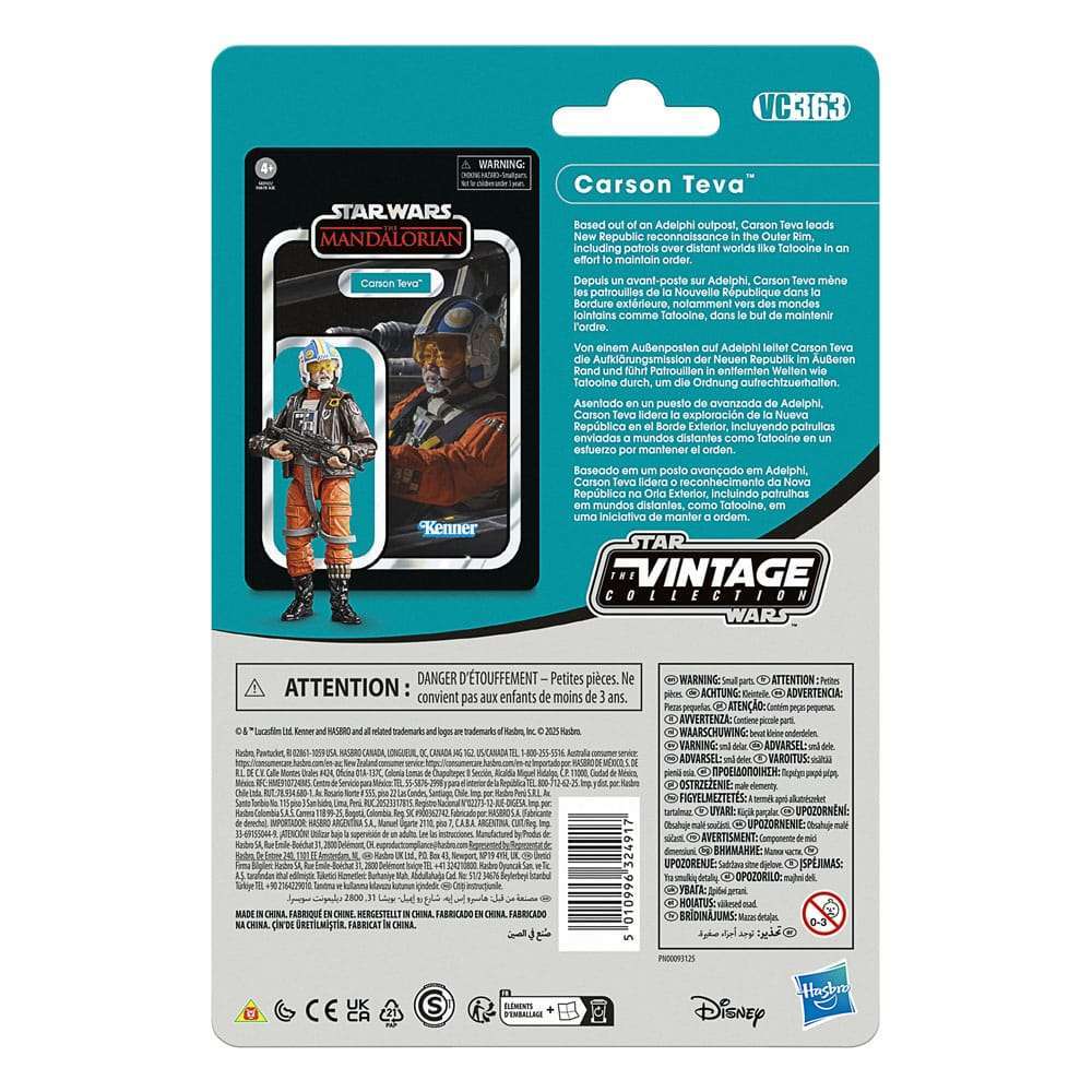 Star Wars: The Mandalorian Vintage Collection Actionfigur Carson Teva 10 cm - Beschädigte Verpackung – Bild 4