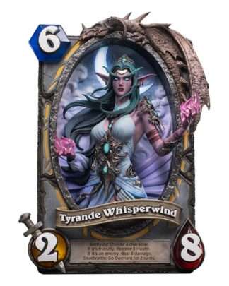 Hearthstone 3D Art Frame Statue Tyrande Whisperwind 31 cm