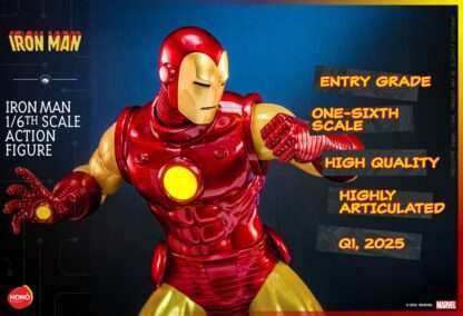 Marvel Actionfigur 1/6 Iron Man 32 cm - Beschädigte Verpackung – Bild 23