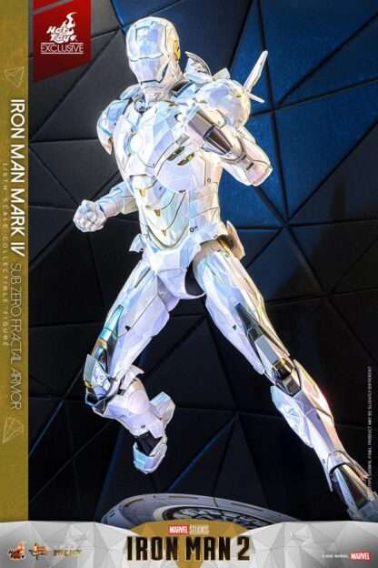 Iron Man 2 Movie Masterpiece Diecast Actionfigur 1/6 Iron Man Mark IV (Sub-Zero Fractal Armor) Hot Toys Exclusive 33 cm – Bild 3