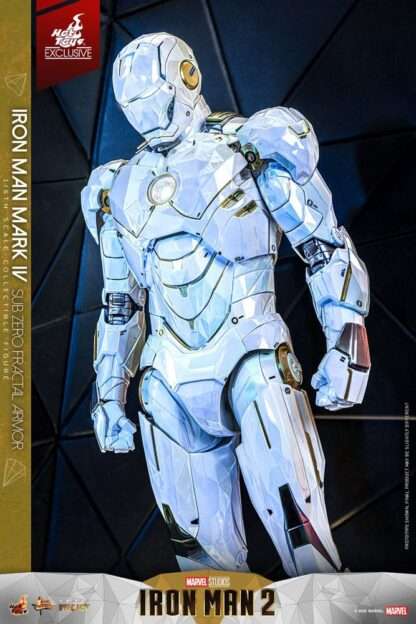 Iron Man 2 Movie Masterpiece Diecast Actionfigur 1/6 Iron Man Mark IV (Sub-Zero Fractal Armor) Hot Toys Exclusive 33 cm – Bild 5
