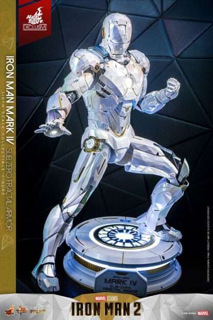 Iron Man 2 Movie Masterpiece Diecast Actionfigur 1/6 Iron Man Mark IV (Sub-Zero Fractal Armor) Hot Toys Exclusive 33 cm – Bild 9