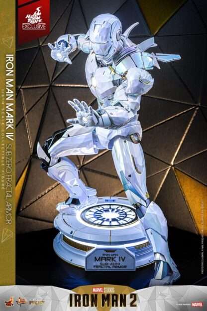 Iron Man 2 Movie Masterpiece Diecast Actionfigur 1/6 Iron Man Mark IV (Sub-Zero Fractal Armor) Hot Toys Exclusive 33 cm – Bild 10