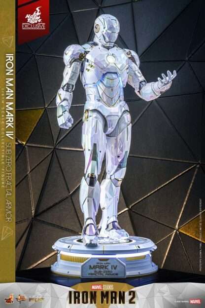 Iron Man 2 Movie Masterpiece Diecast Actionfigur 1/6 Iron Man Mark IV (Sub-Zero Fractal Armor) Hot Toys Exclusive 33 cm – Bild 11