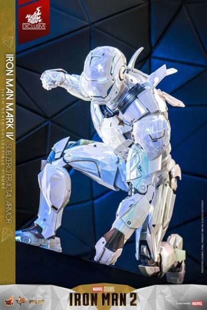 Iron Man 2 Movie Masterpiece Diecast Actionfigur 1/6 Iron Man Mark IV (Sub-Zero Fractal Armor) Hot Toys Exclusive 33 cm – Bild 14