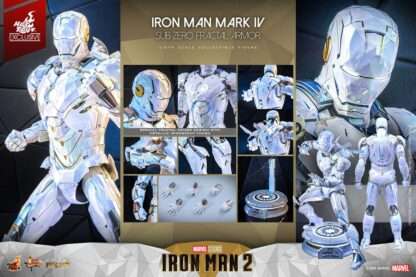 Iron Man 2 Movie Masterpiece Diecast Actionfigur 1/6 Iron Man Mark IV (Sub-Zero Fractal Armor) Hot Toys Exclusive 33 cm – Bild 20