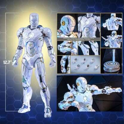 Iron Man 2 Movie Masterpiece Diecast Actionfigur 1/6 Iron Man Mark IV (Sub-Zero Fractal Armor) Hot Toys Exclusive 33 cm – Bild 21