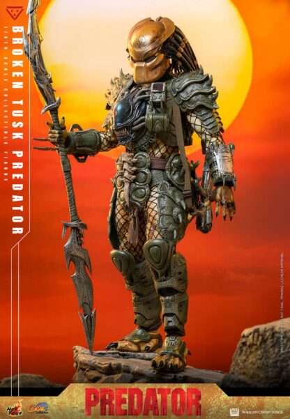 Alien vs. Predator Comic Masterpiece Actionfigur 1/6 Broken Tusk Predator 35 cm – Bild 4