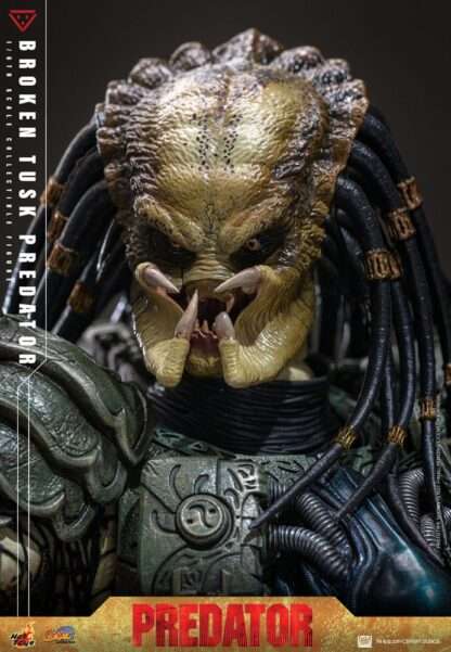 Alien vs. Predator Comic Masterpiece Actionfigur 1/6 Broken Tusk Predator 35 cm – Bild 5