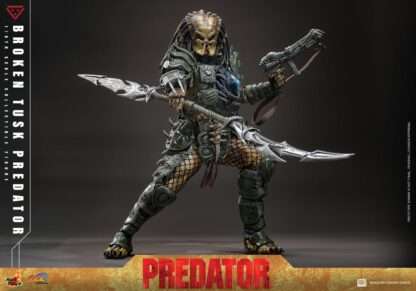 Alien vs. Predator Comic Masterpiece Actionfigur 1/6 Broken Tusk Predator 35 cm – Bild 9
