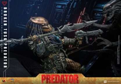 Alien vs. Predator Comic Masterpiece Actionfigur 1/6 Broken Tusk Predator 35 cm – Bild 12