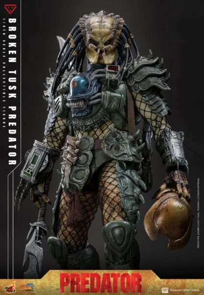 Alien vs. Predator Comic Masterpiece Actionfigur 1/6 Broken Tusk Predator 35 cm – Bild 17