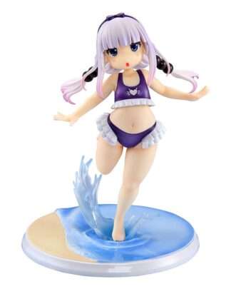 Miss Kobayashi's Dragon Maid PVC Statue 1/6 Kanna Kamui: Excited to Wear a Swimsuit at Home Ver. (Purple) 20 cm