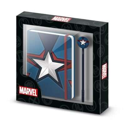 Marvel Tagebuch Geschenkbox Captain America