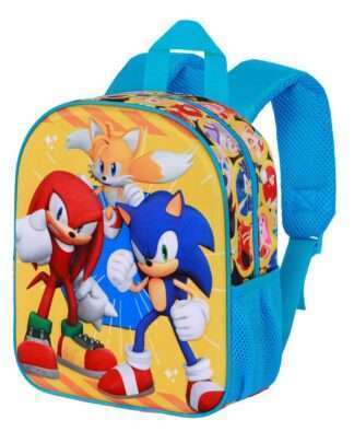 Sonic - The Hedgehog Elite 3D Rucksack S&K Yellow
