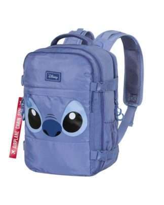 Lilo & Stitch Mercury Underseat Cabin Bag Rucksack Face Blue