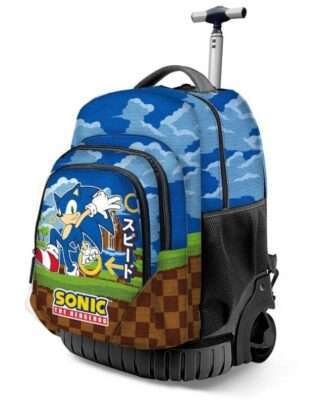 Sonic The Hedgehog Fan GTS Trolley Rucksack Greenhill