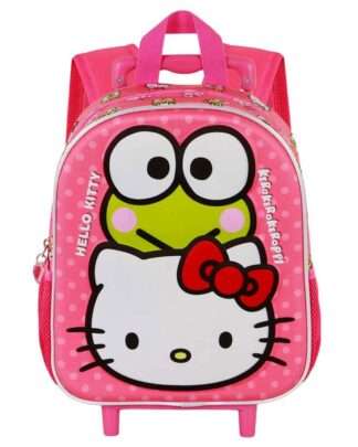 Sanrio 3D Rucksack mit Rädern Hello Kitty Funny Pink Small