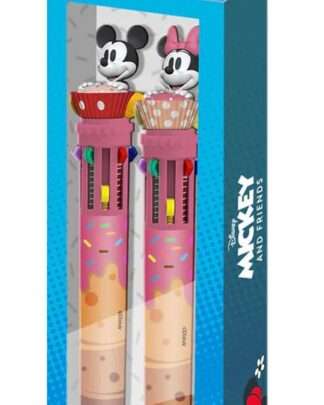 Mickey & Minnie Zehnfarbkugelschreiber 2-er Pack