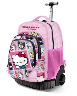 Sanrio Fan GTS Trolley Rucksack Hello Kitty Panels