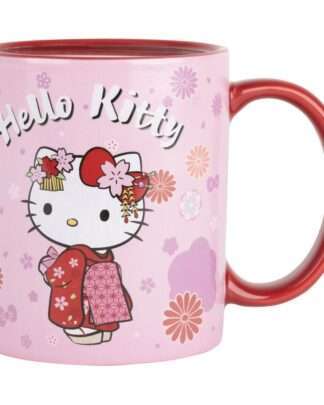 Sanrio Tasse mit Thermoeffekt Hello Kitty Kimono 320 ml     - Beschädigte Verpackung
